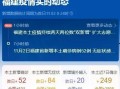 福建爆料最新新闻报道疫情,多城加强防控措施，疫情形势持续监测